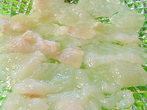 カワハギの薄造りと肝醤油